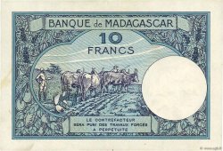 10 Francs MADAGASCAR  1937 P.036 VF+