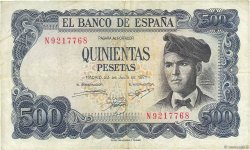 500 Pesetas SPANIEN  1971 P.153a SS