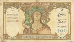 100 Francs DJIBOUTI  1931 P.08 F - VF