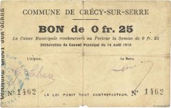 25 Centimes FRANCE régionalisme et divers  1915 JP.02-0531 TB+