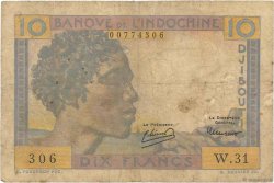10 Francs DSCHIBUTI   1946 P.19