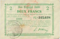 2 Francs FRANCE regionalismo y varios  1916 JP.02-1123.BRU MBC