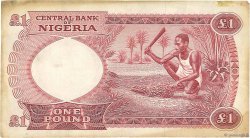 1 Pound NIGERIA  1967 P.08 BB