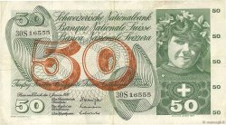50 Francs SWITZERLAND  1970 P.48j VF