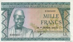 1000 Francs GUINÉE  1960 P.15a