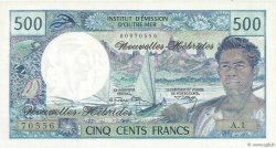 500 Francs NOUVELLES HÉBRIDES  1970 P.19a