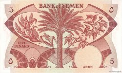 5 Dinars YEMEN DEMOCRATIC REPUBLIC  1984 P.08a SC+
