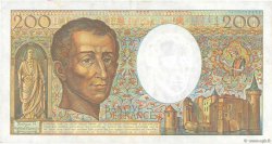 200 Francs MONTESQUIEU FRANCIA  1986 F.70.06 BB