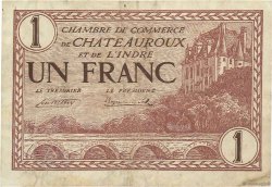 1 Franc FRANCE régionalisme et divers Chateauroux 1922 JP.046.30 TB