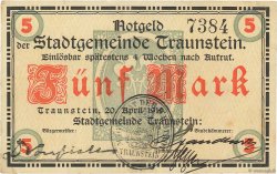 5 Mark ALLEMAGNE Traunstein 1919  TTB+