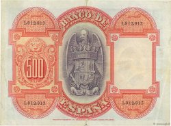 500 Pesetas ESPAGNE  1927 P.073c TTB+
