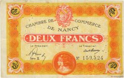2 Francs FRANCE régionalisme et divers Nancy 1919 JP.087.34 TB