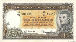 10 Shillings AUSTRALIE  1961 P.33 pr.SPL