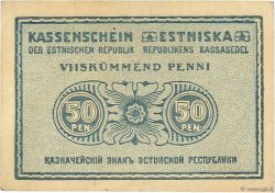 50 Penni ESTONIE  1919 P.42a TTB