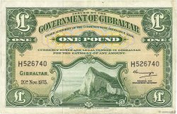 1 Pound GIBRALTAR  1975 P.18c TTB