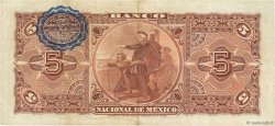 5 Pesos MEXIQUE  1910 PS.0257c TTB+