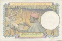 5 Francs FRENCH WEST AFRICA  1941 P.25 EBC