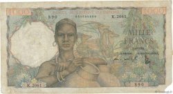 1000 Francs FRENCH WEST AFRICA  1951 P.42
