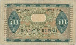 500 Rupiah INDONESIEN  1952 P.047 SS