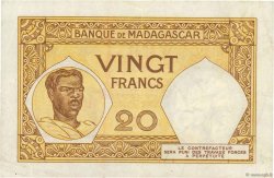 20 Francs MADAGASCAR  1948 P.037 VF+