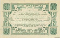 50 Centimes FRANCE regionalism and miscellaneous Abbeville 1920 JP.001.01 AU+