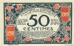 50 Centimes FRANCE regionalismo e varie Nice 1917 JP.091.04 AU a FDC