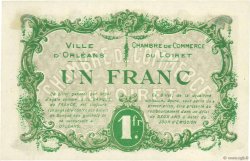 1 Franc FRANCE regionalism and miscellaneous Orléans 1916 JP.095.12 AU+