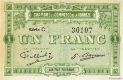 1 Franc FRANCE régionalisme et divers Corrèze 1915 JP.051.16 SPL à NEUF