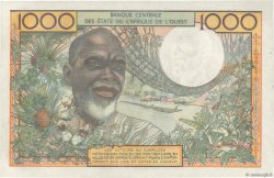 1000 Francs WEST AFRICAN STATES  1959 P.004 AU+