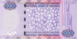 2000 Francs RUANDA  2007 P.36 FDC