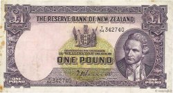 1 Pound NOUVELLE-ZÉLANDE  1953 P.159a TTB