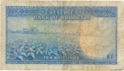 10 shillings RHODESIA  1964 P.24 F