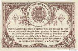 1 Franc Spécimen FRANCE régionalisme et divers Guéret 1915 JP.064.04 NEUF