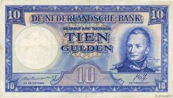 10 Gulden NETHERLANDS  1945 P.075b