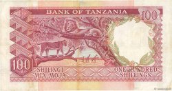 100 Shillings TANZANIA  1966 P.04a q.BB