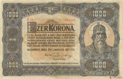 1000 Korona HUNGARY  1920 P.066a