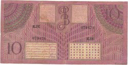 10 Gulden INDIAS NEERLANDESAS  1946 P.090 BC