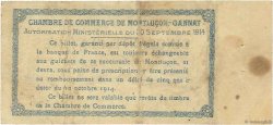 50 Centimes FRANCE regionalismo y varios Montluçon, Gannat 1914 JP.084.01 BC