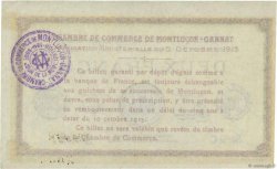 2 Francs FRANCE regionalism and miscellaneous Montluçon, Gannat 1915 JP.084.18 XF