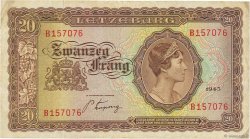 20 Frang LUXEMBOURG  1943 P.42a