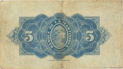 5 Francs MARTINIQUE  1942 P.16b TTB