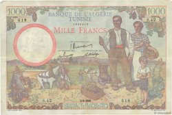 1000 Francs TúNEZ  1946 P.26