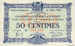 50 Centimes FRANCE régionalisme et divers Avignon 1915 JP.018.13 NEUF