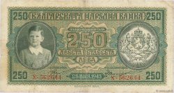 250 Leva BULGARIE  1943 P.065a TTB