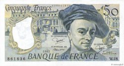 50 Francs QUENTIN DE LA TOUR FRANCE  1982 F.67.08 SPL+