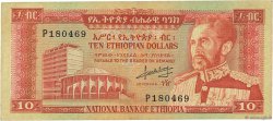 10 Dollars ÉTHIOPIE  1966 P.27a TTB