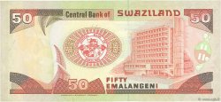 50 Emalangeni SWAZILAND  1998 P.26b UNC-
