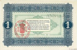1 Franc Annulé FRANCE régionalisme et divers Calais 1915 JP.036.18 pr.NEUF