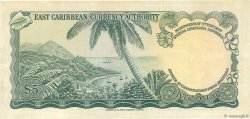 5 Dollars EAST CARIBBEAN STATES  1965 P.14g q.SPL