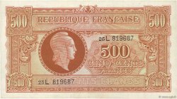500 Francs MARIANNE fabrication anglaise FRANCE  1945 VF.11.01 XF
